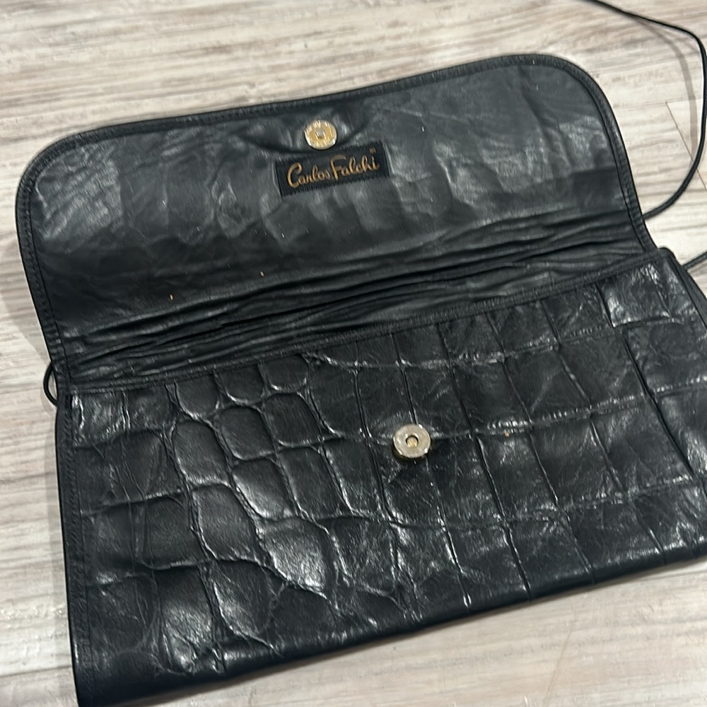Carlos Falchi Bags genuine crocodile leather bag - Picture 7 of 9